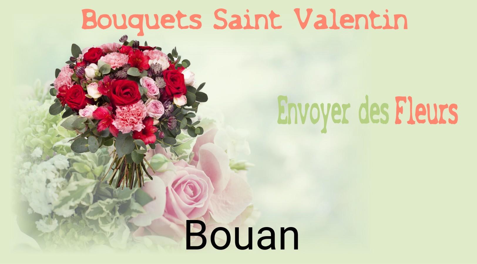 Roses de Saint-Valentin livrées à Bouan